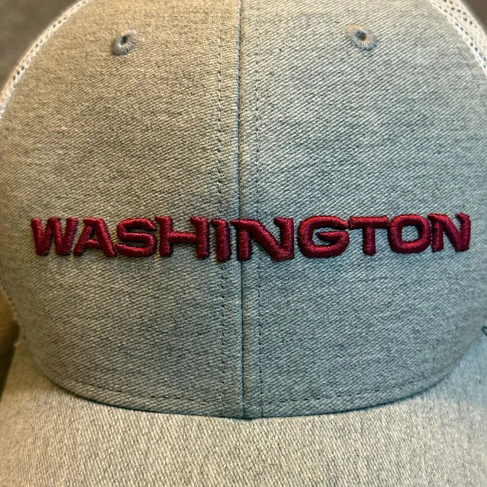 47 Brand Washington Football team grey snapback trucker hat - One Size